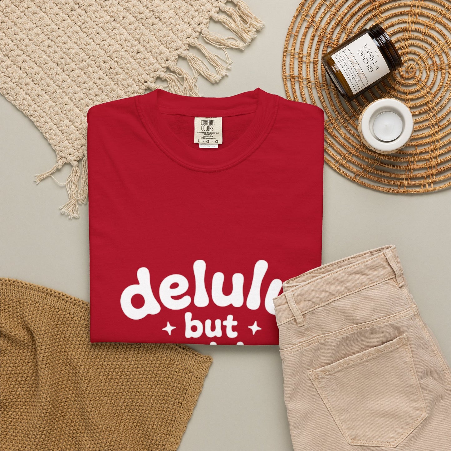 T-Shirt -Delulu But Surprisingly Stable Graphic