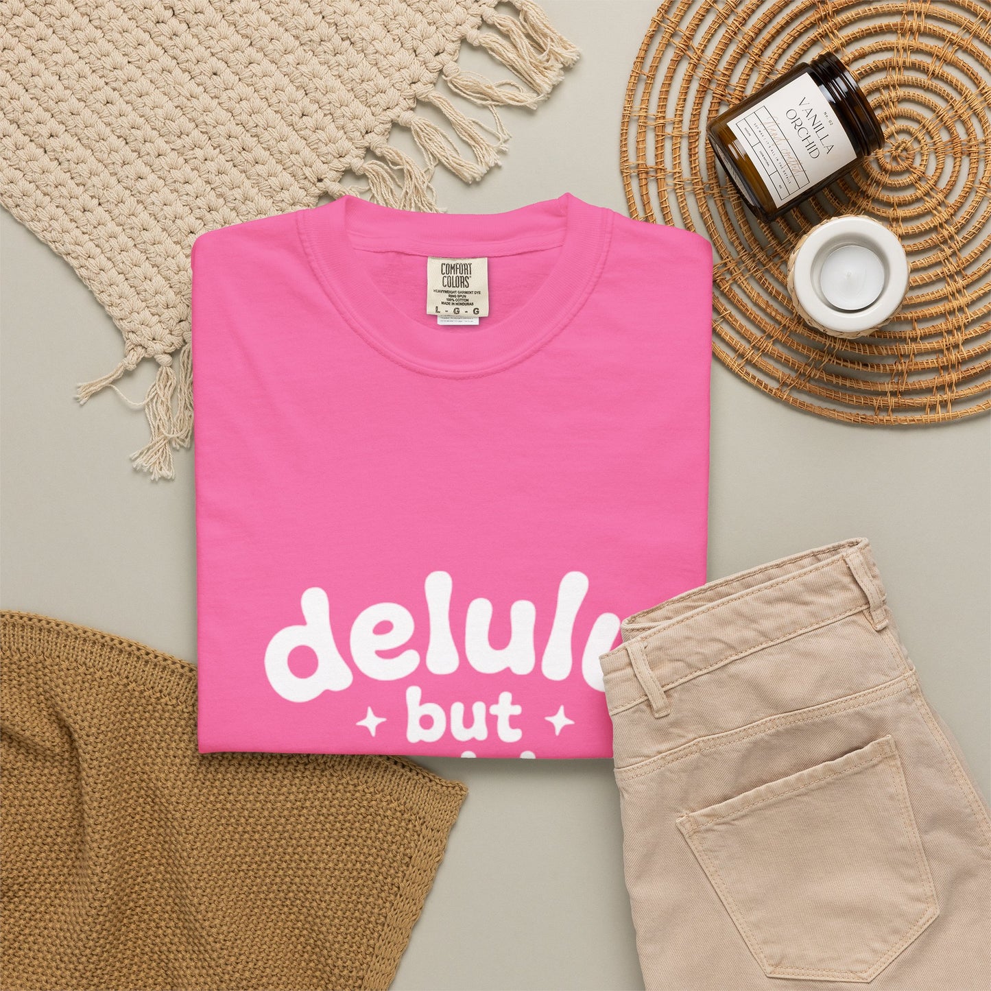 T-Shirt  -Delulu But Surprisingly Stable Graphic