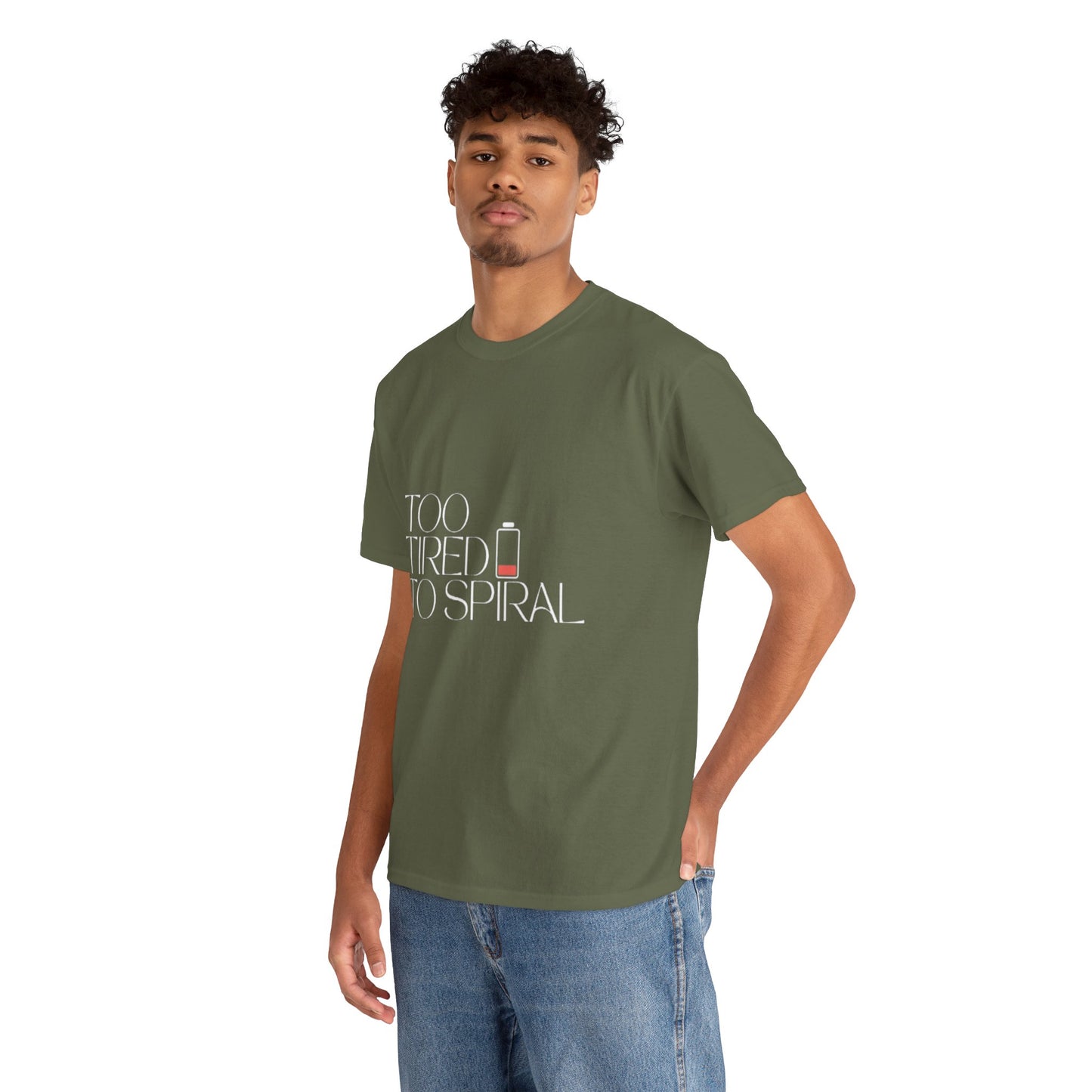 T-Shirt  -Too Tired to Spiral