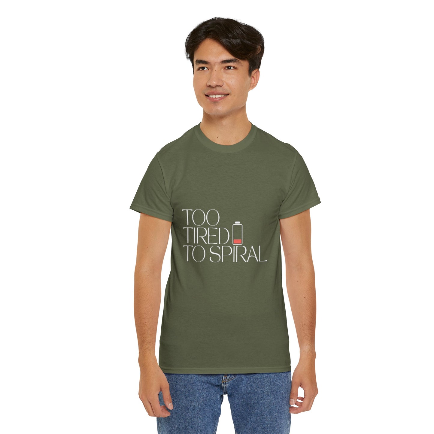T-Shirt  -Too Tired to Spiral