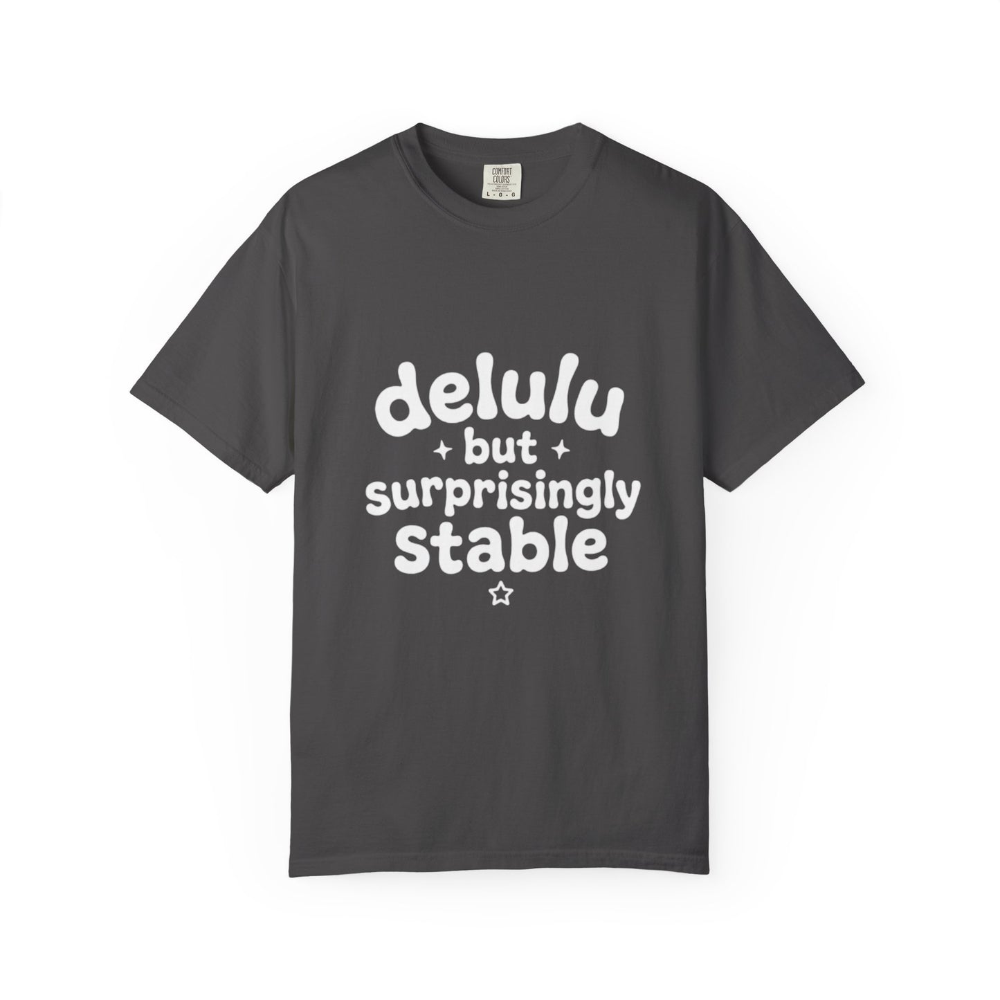 T-Shirt  -Delulu But Surprisingly Stable Graphic