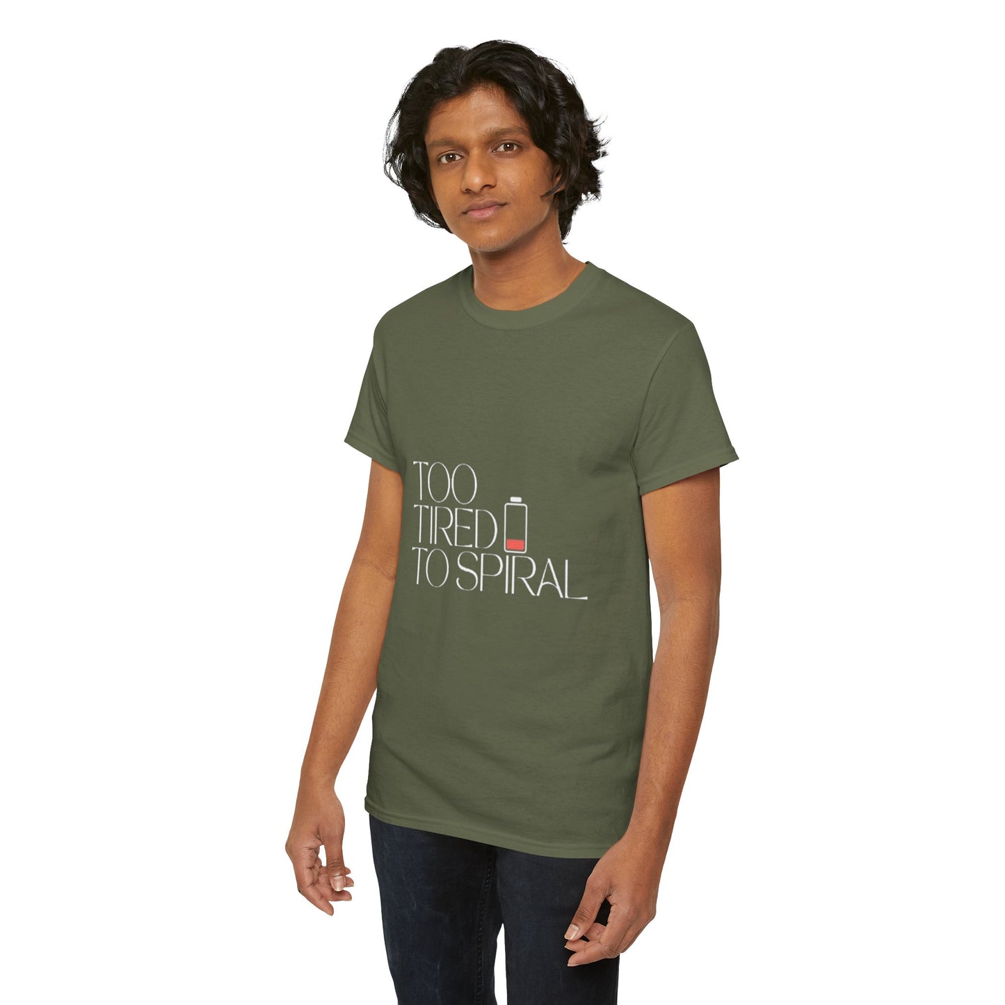 T-Shirt  -Too Tired to Spiral
