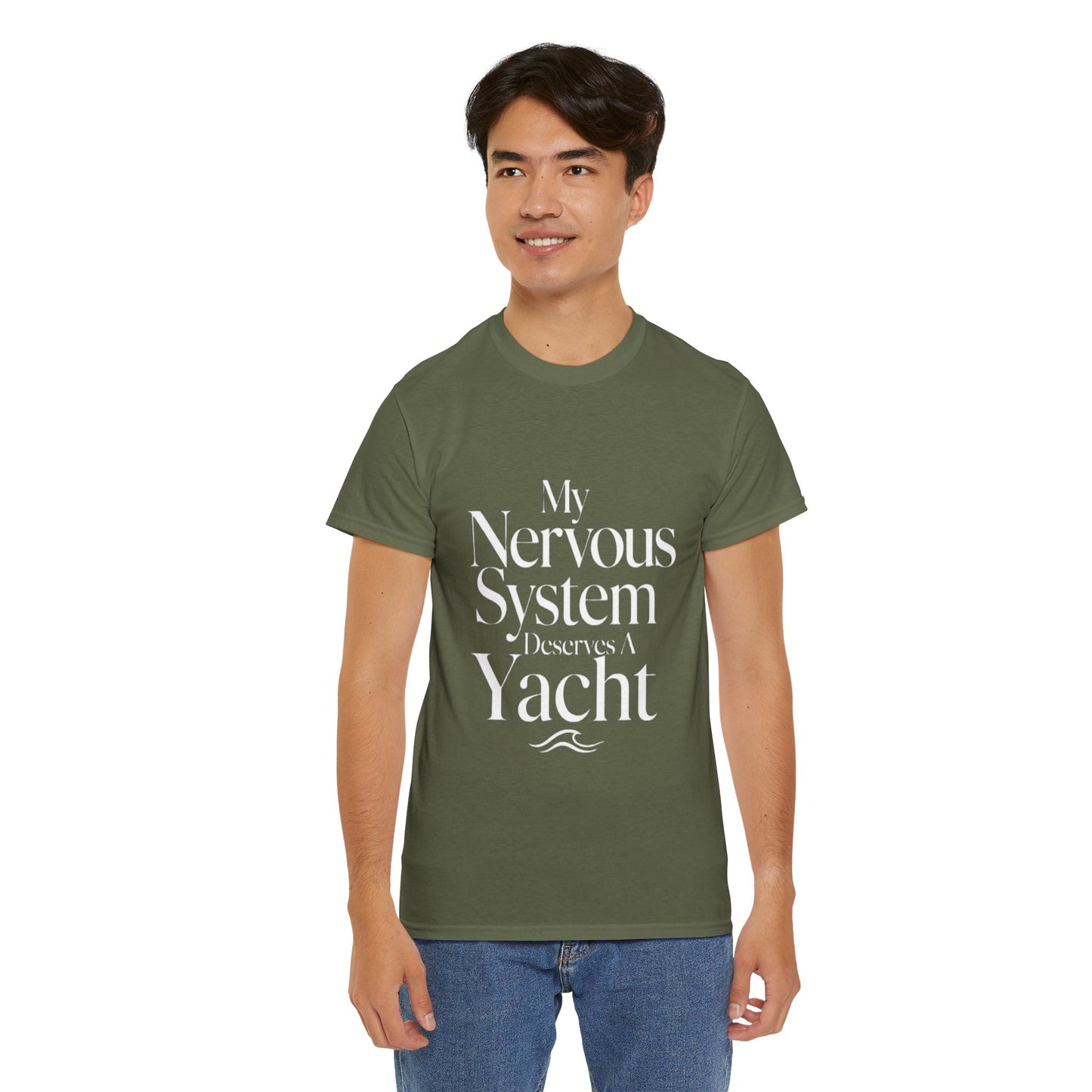 My Nervous System Deserves a Yacht T-Shirt — Mental Health Graphic Tee