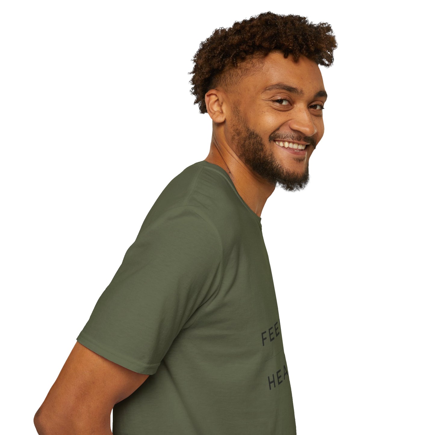 Feel It. Heal It T-Shirt – Mental Health Quote Tee, Minimalist Therapy Shirt,
