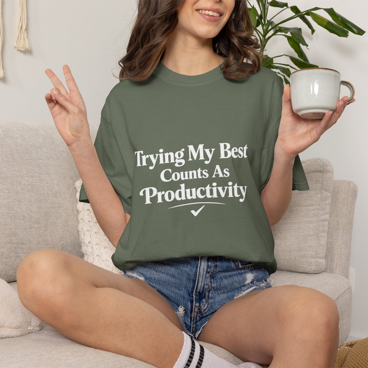Trying My Best Counts As Productivity T-Shirt