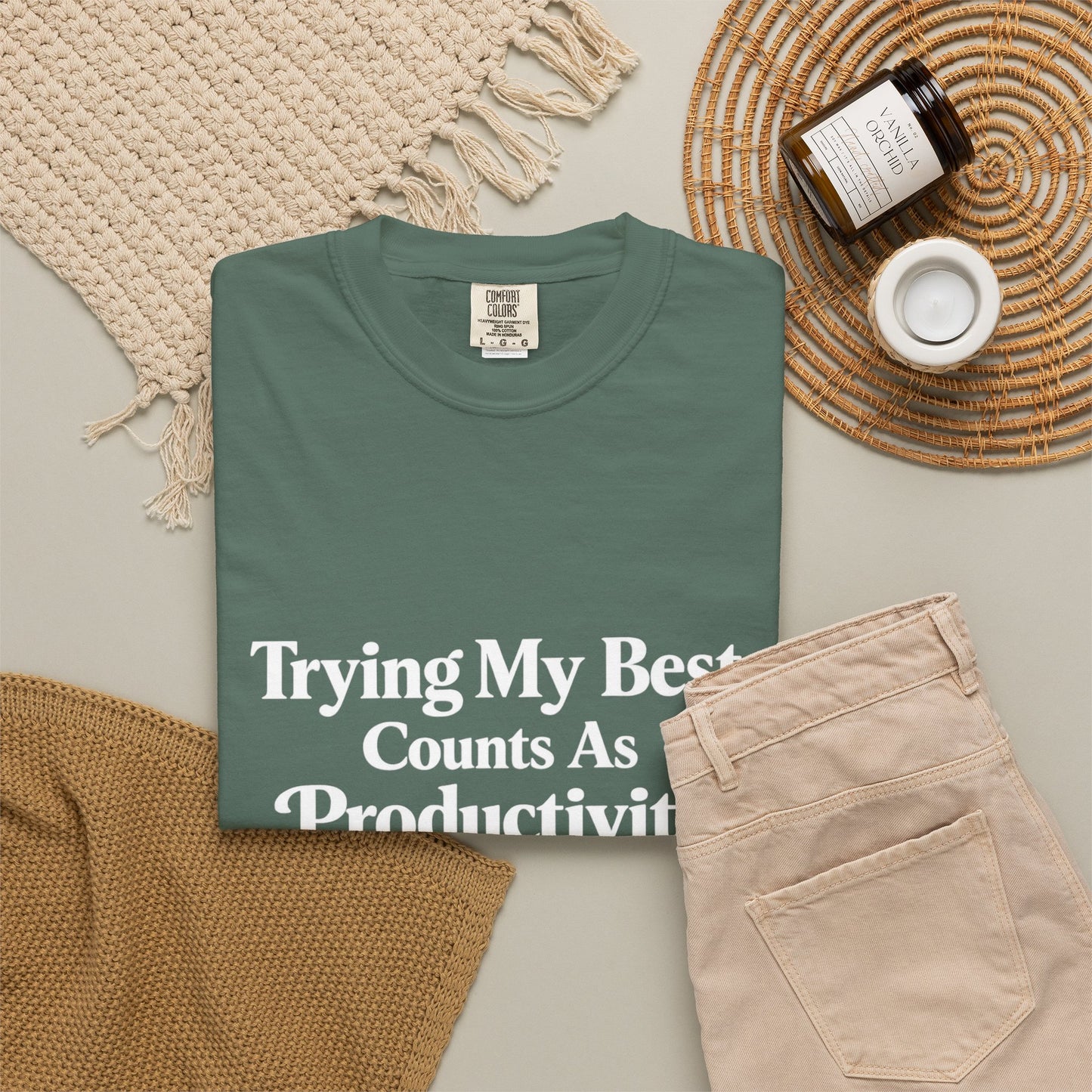 Trying My Best Counts As Productivity T-Shirt