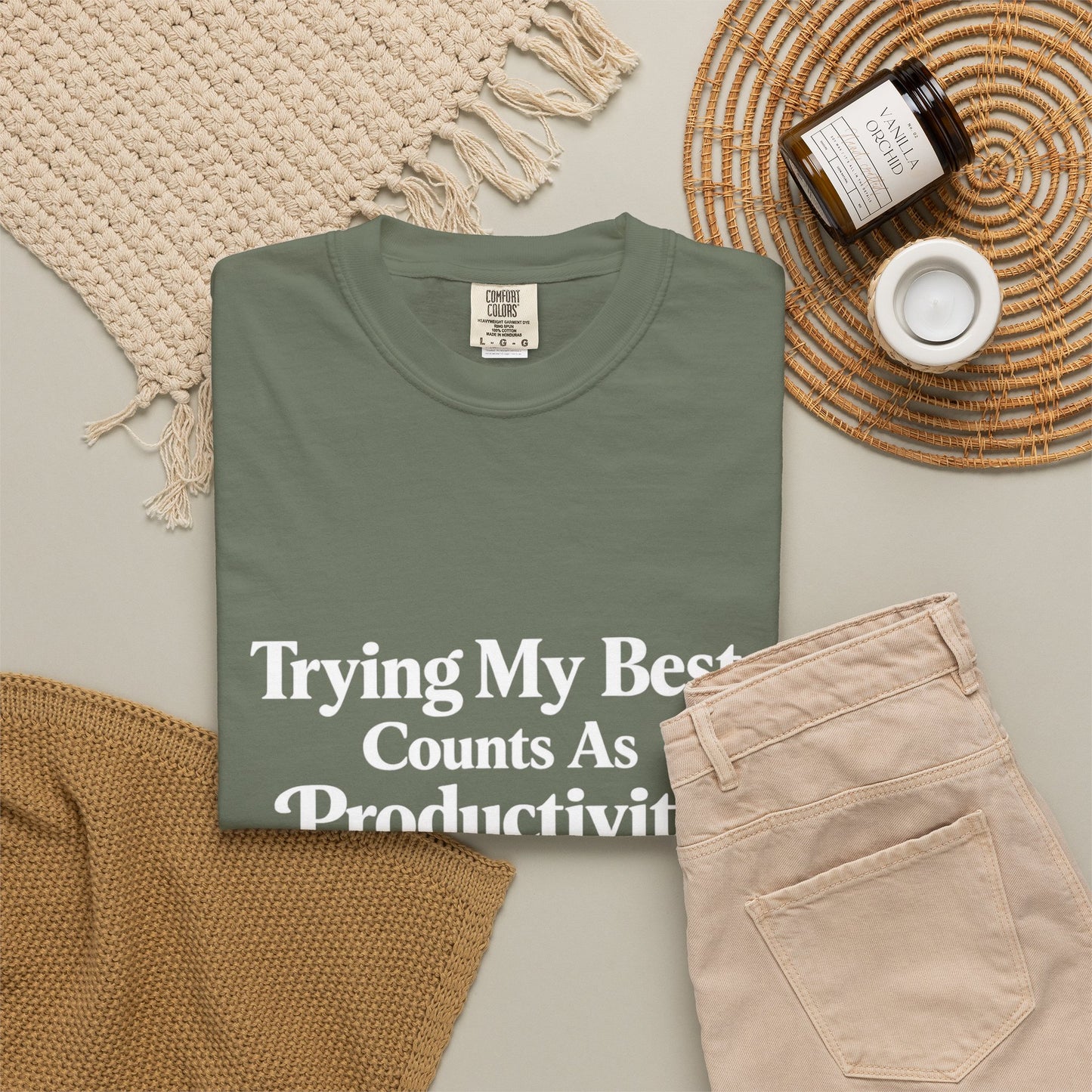 Trying My Best Counts As Productivity T-Shirt