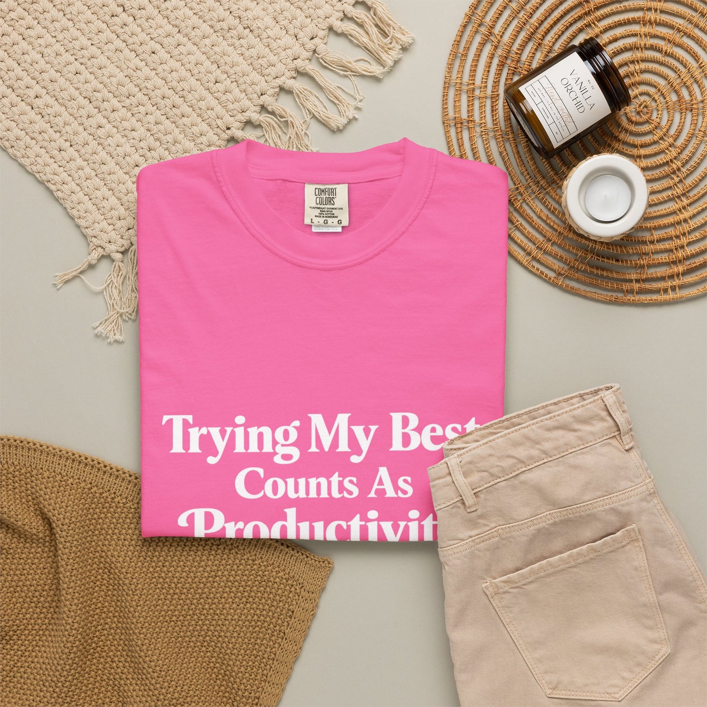 Trying My Best Counts As Productivity T-Shirt