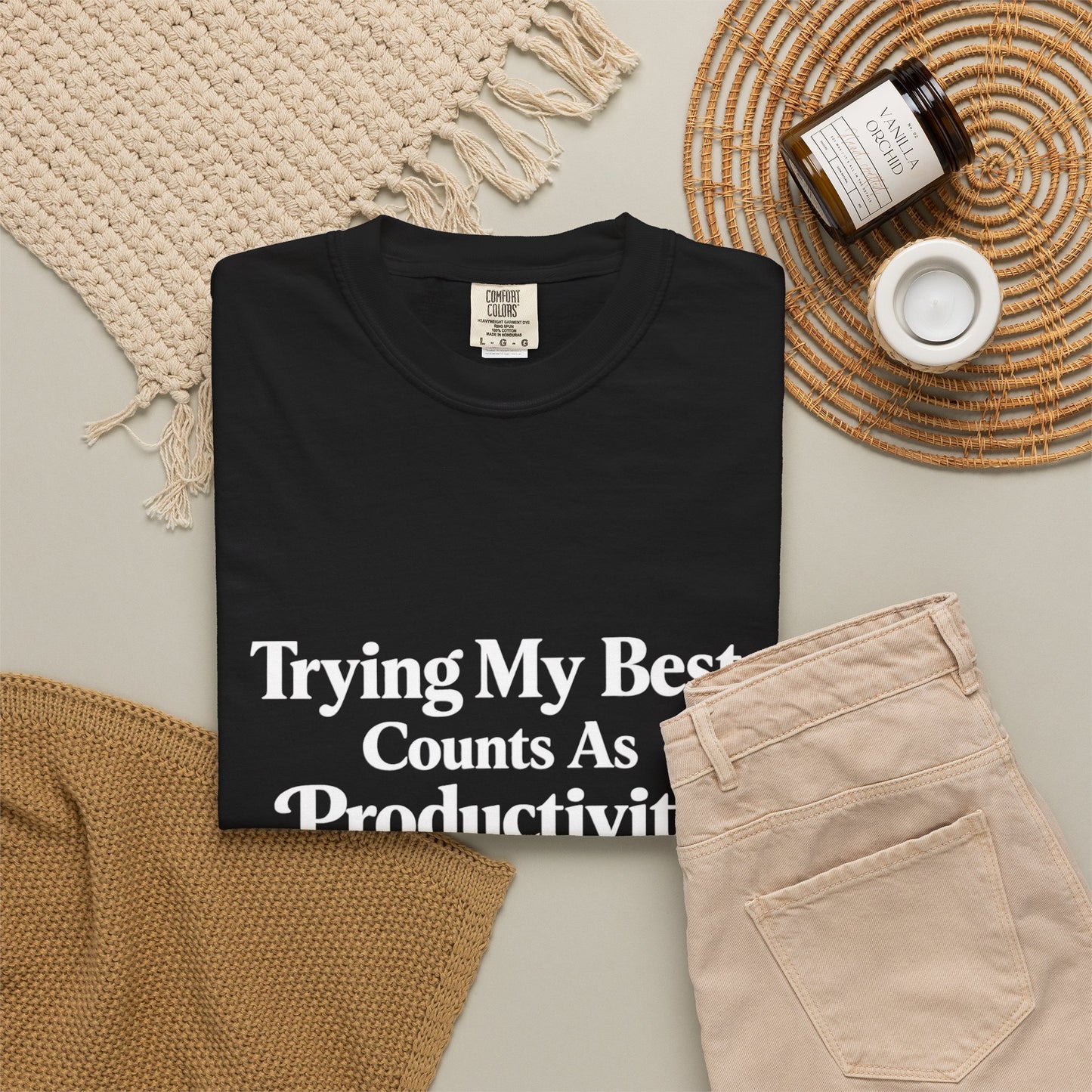 Trying My Best Counts As Productivity T-Shirt