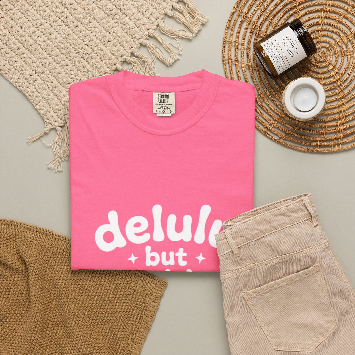 T-Shirt  -Delulu But Surprisingly Stable Graphic