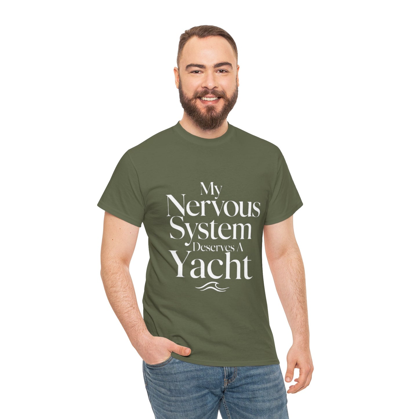 My Nervous System Deserves a Yacht T-Shirt — Mental Health Graphic Tee