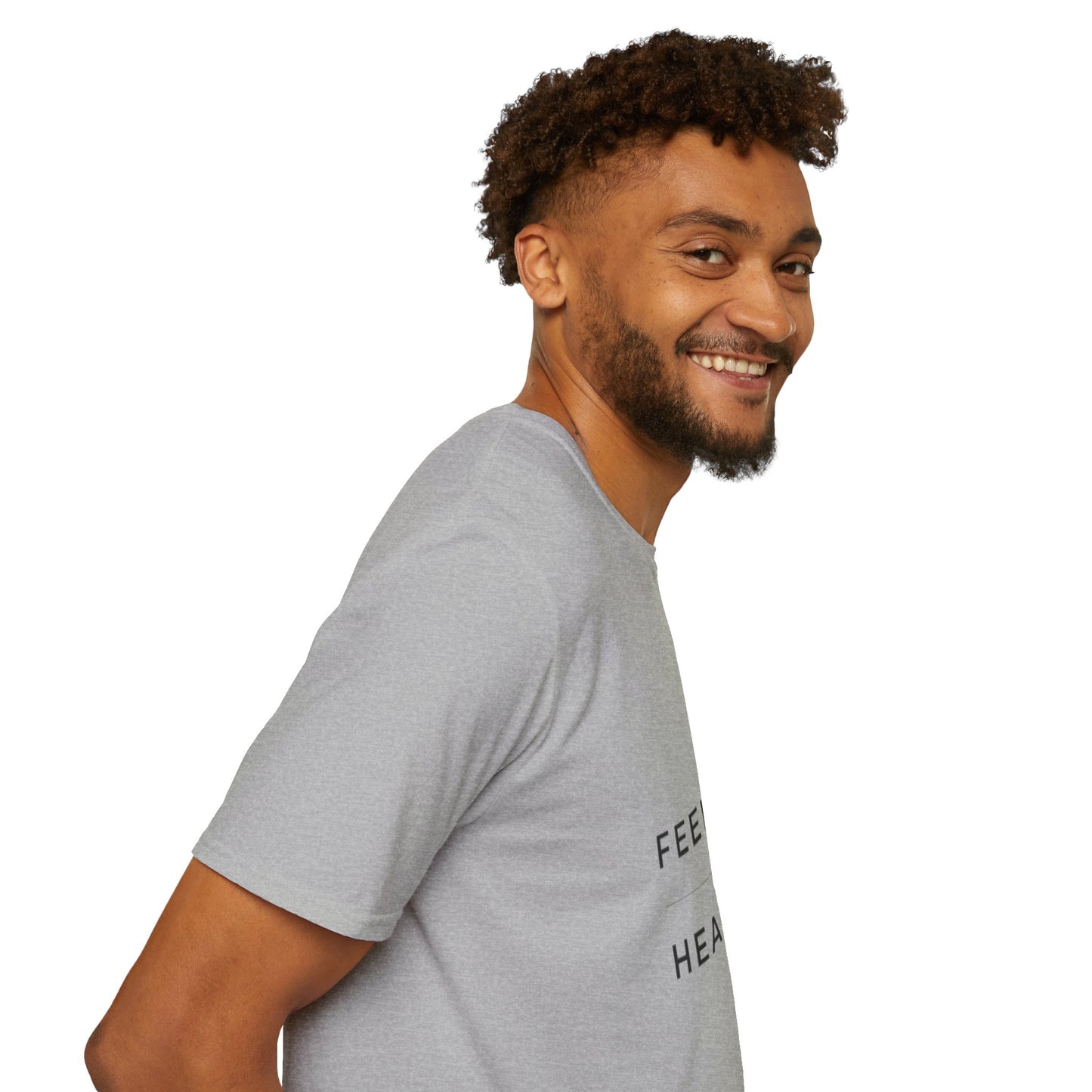 Feel It. Heal It T-Shirt – Mental Health Quote Tee, Minimalist Therapy Shirt,