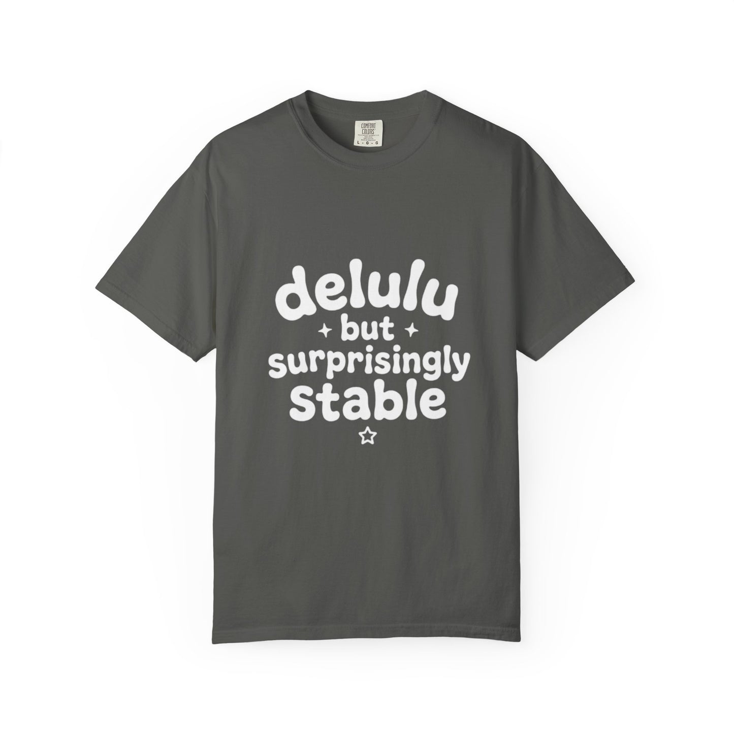 T-Shirt  -Delulu But Surprisingly Stable Graphic
