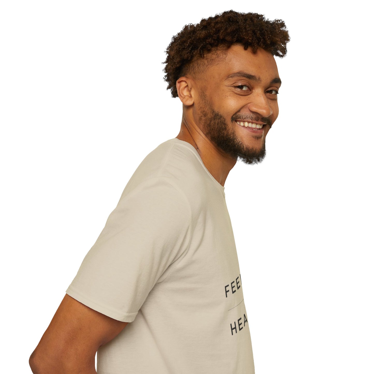 Feel It. Heal It T-Shirt – Mental Health Quote Tee, Minimalist Therapy Shirt,