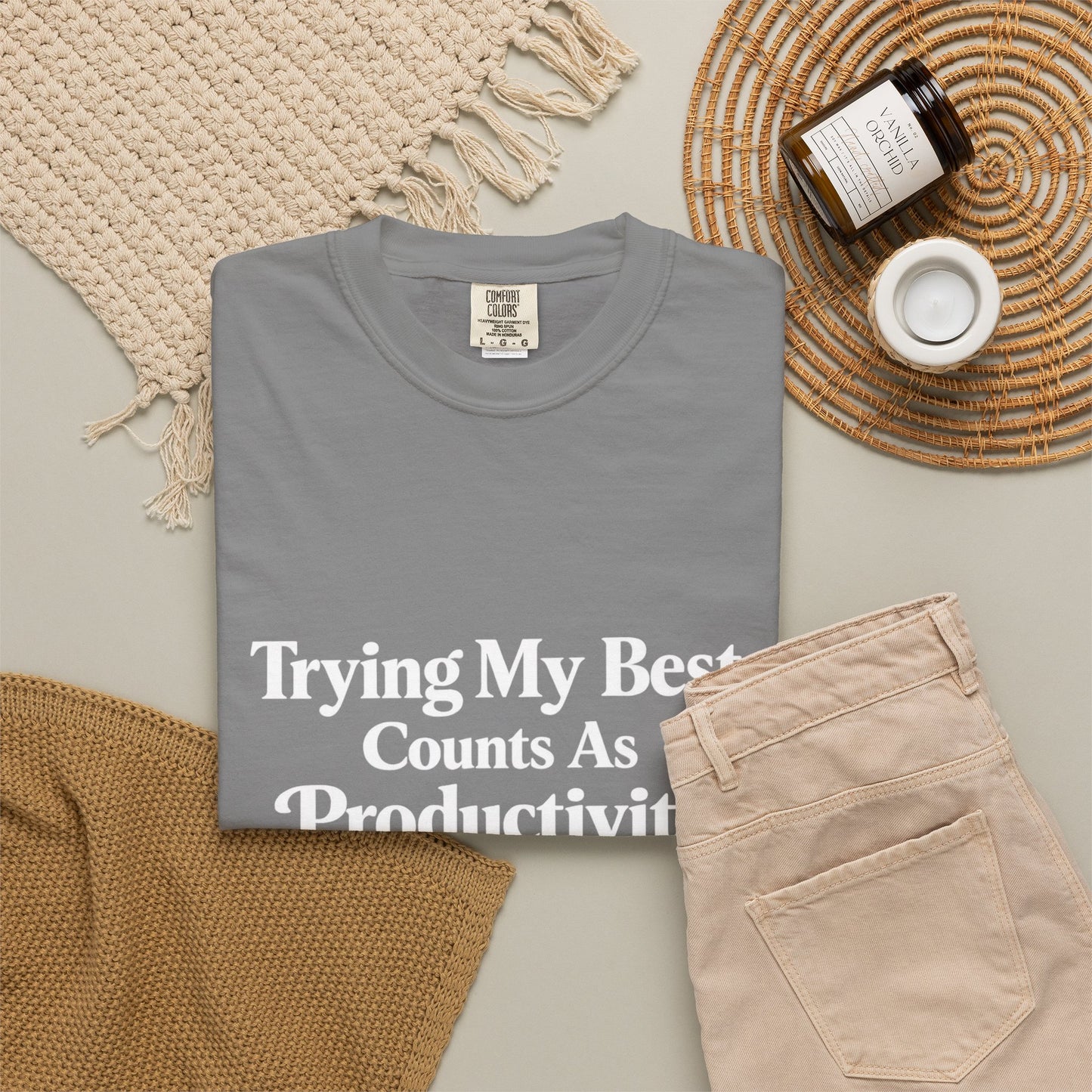 Trying My Best Counts As Productivity T-Shirt