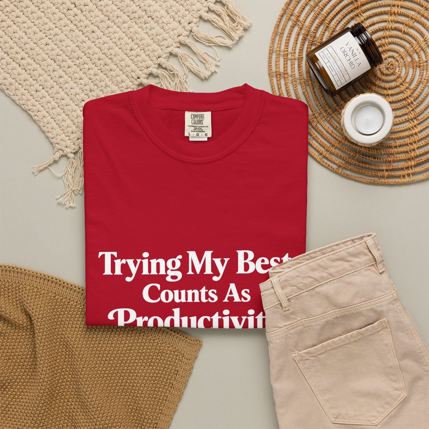 Trying My Best Counts As Productivity T-Shirt