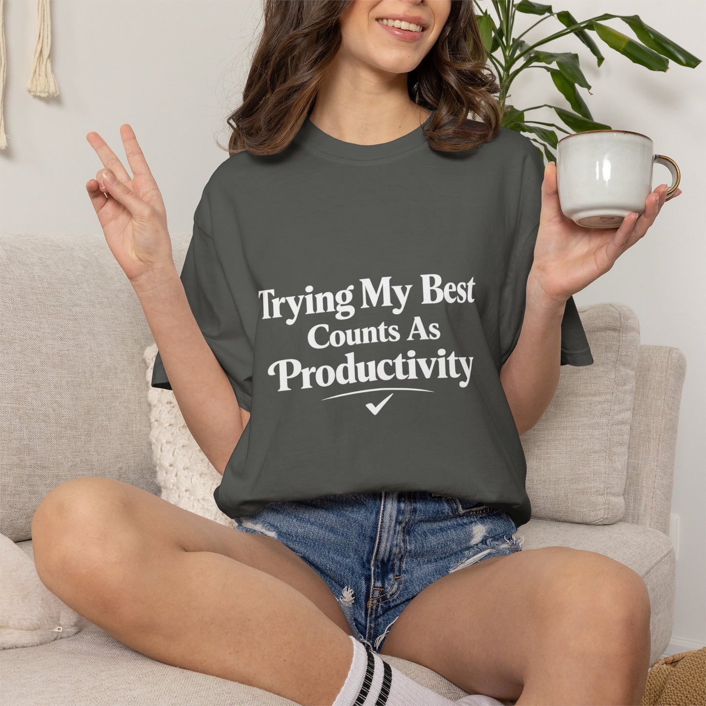 Trying My Best Counts As Productivity T-Shirt