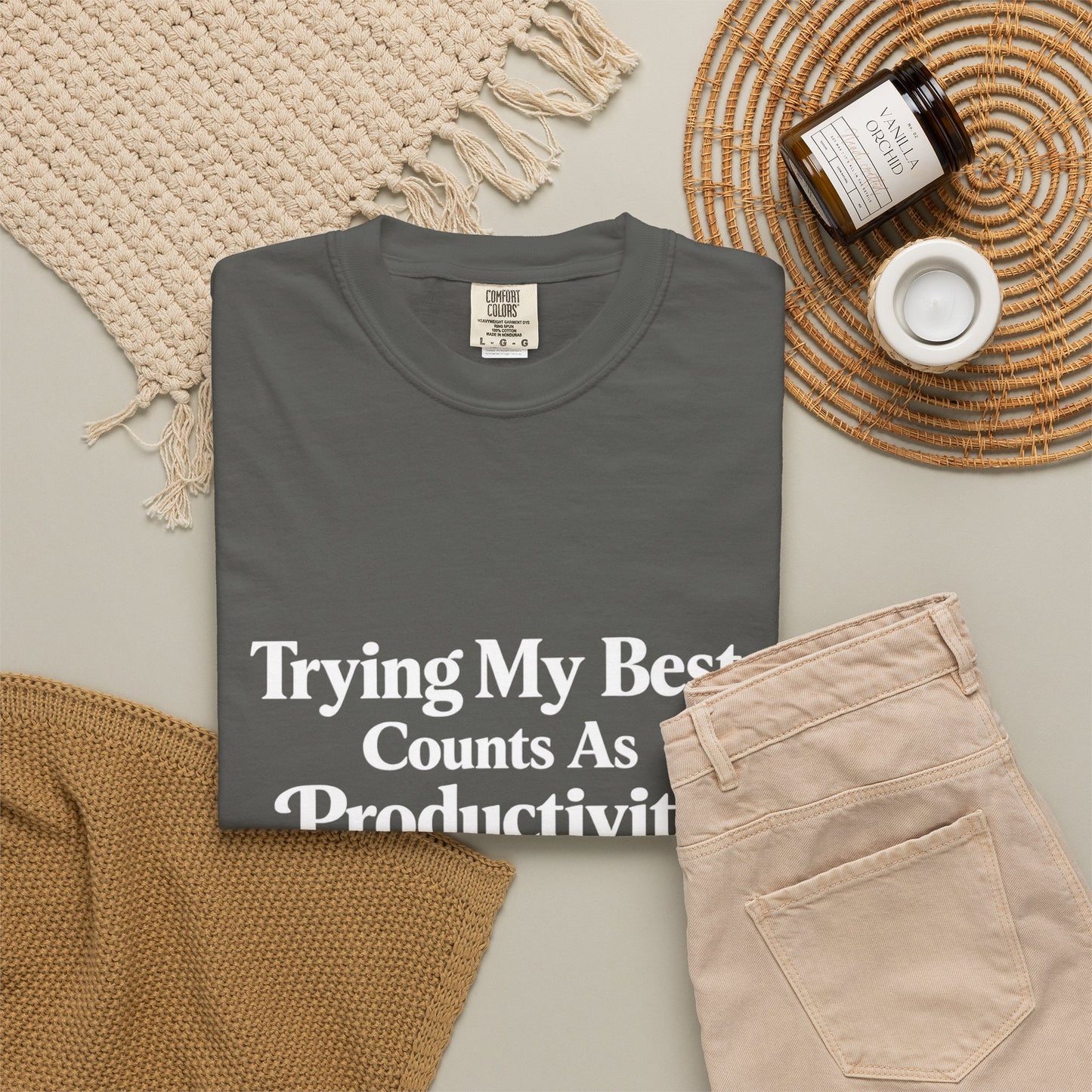 Trying My Best Counts As Productivity T-Shirt